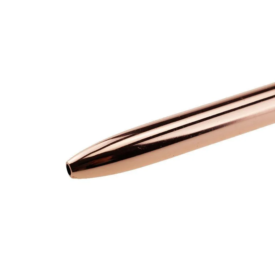 1 Rose Gold Pen with Big Diamond/Crystal,Metal Ballpoint Pen,Rose Gold Black Ink