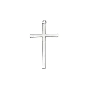 10 Pcs Tibetan Silver EATSER CROSS 43mm x 25mm Charms Pendants, Lead & Nickel Free Metal Charms Pendants Beads