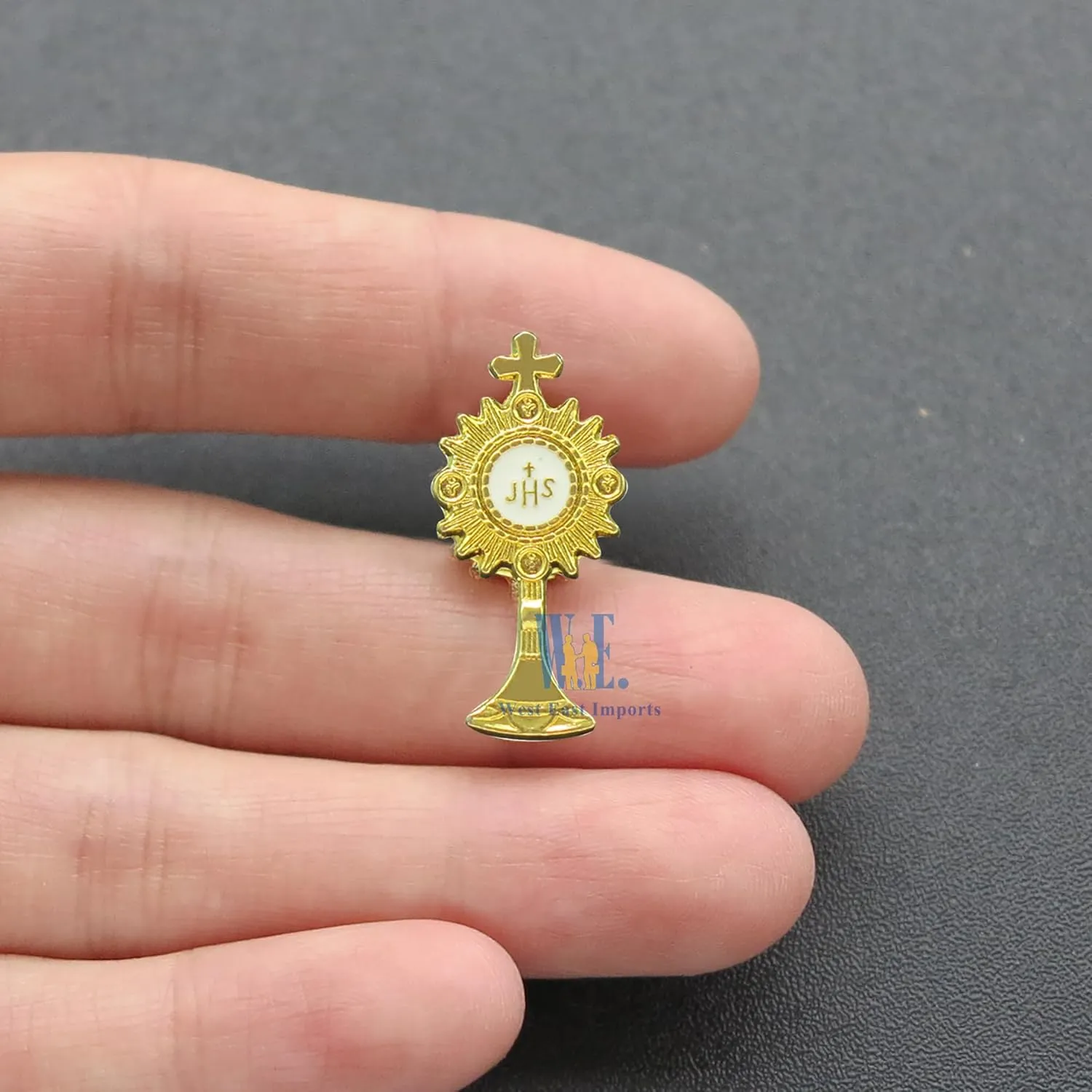 12 PCS First Communion Inspirational Lapel Pins Minister Catholic Religious of Holy Communion Pin