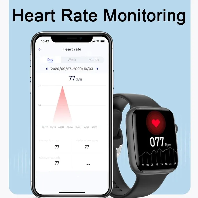2022 New Smart Watch Women NFC Smartwatch Men Women Bluetooth Call Waterproof Wireless Charging HD Screen For Apple Xiaomi  Box