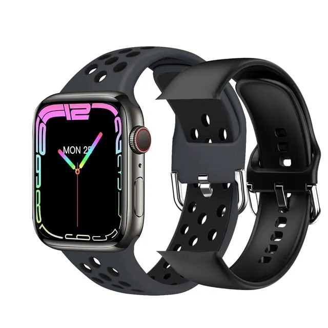 2022 New Smart Watch Women NFC Smartwatch Men Women Bluetooth Call Waterproof Wireless Charging HD Screen For Apple Xiaomi  Box