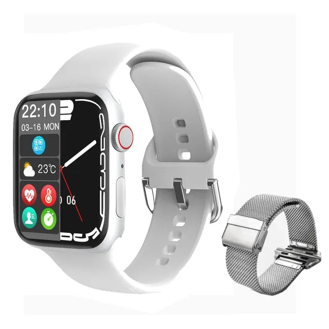2022 New Smart Watch Women NFC Smartwatch Men Women Bluetooth Call Waterproof Wireless Charging HD Screen For Apple Xiaomi  Box