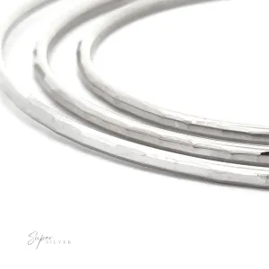 2mm Diamond Cut Hoop Earrings