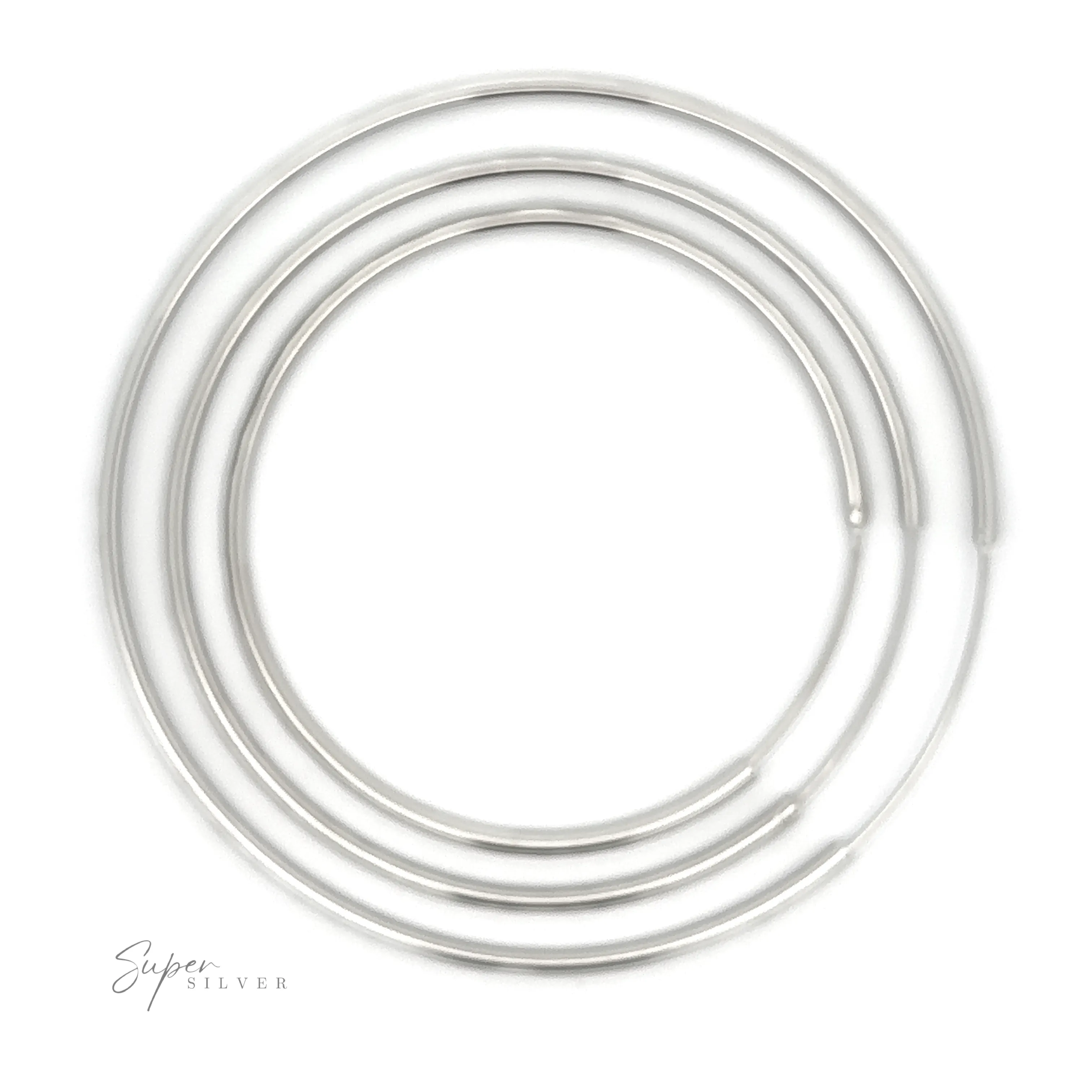 2mm Diamond Cut Hoop Earrings
