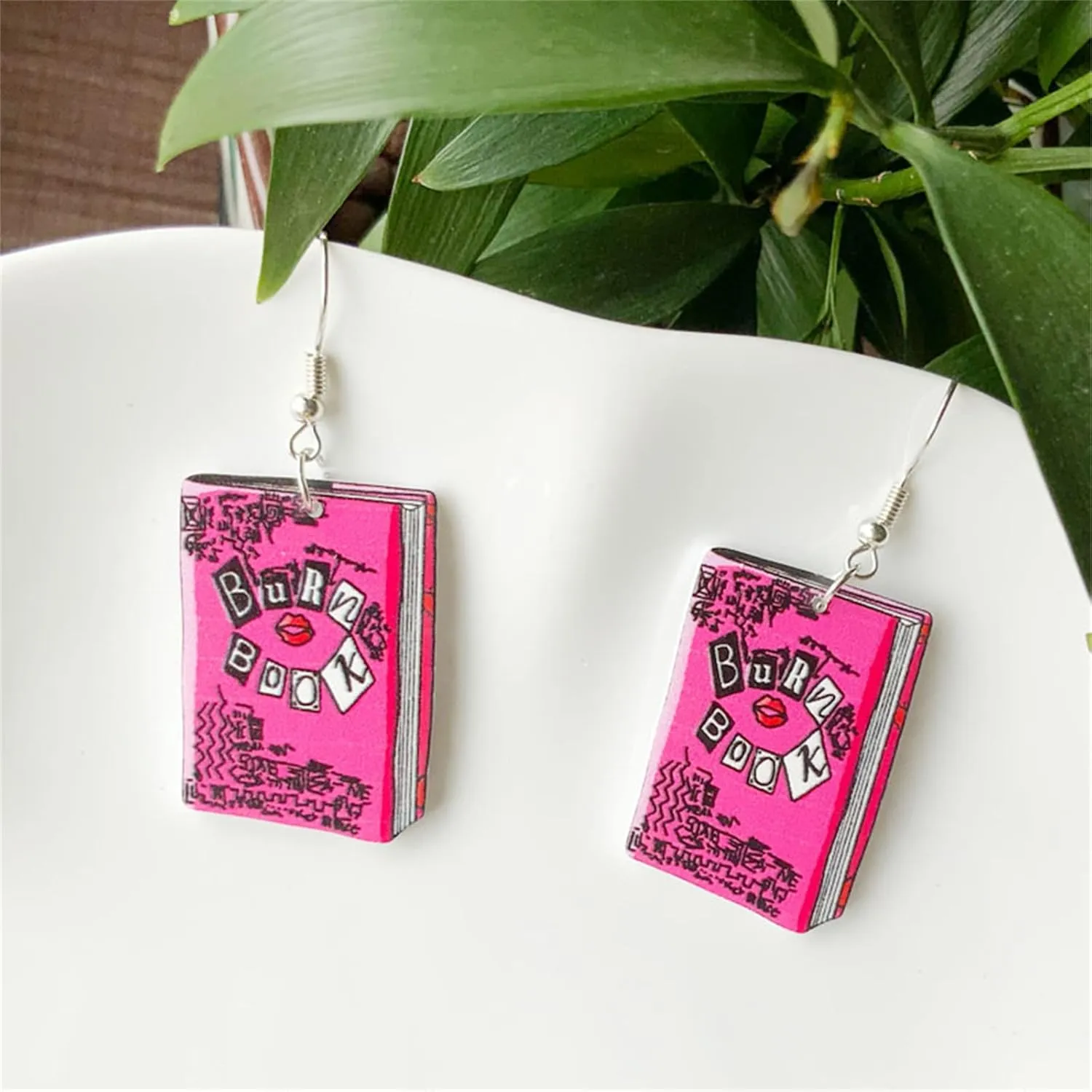 60s 70s 80s Retro Neon Earrings for Women Funny Creative Skating Shoes Disco Ball Earring Acrylic Hot Pink Drop Dangle Earring Retro Halloween Earrings Costume Accessories
