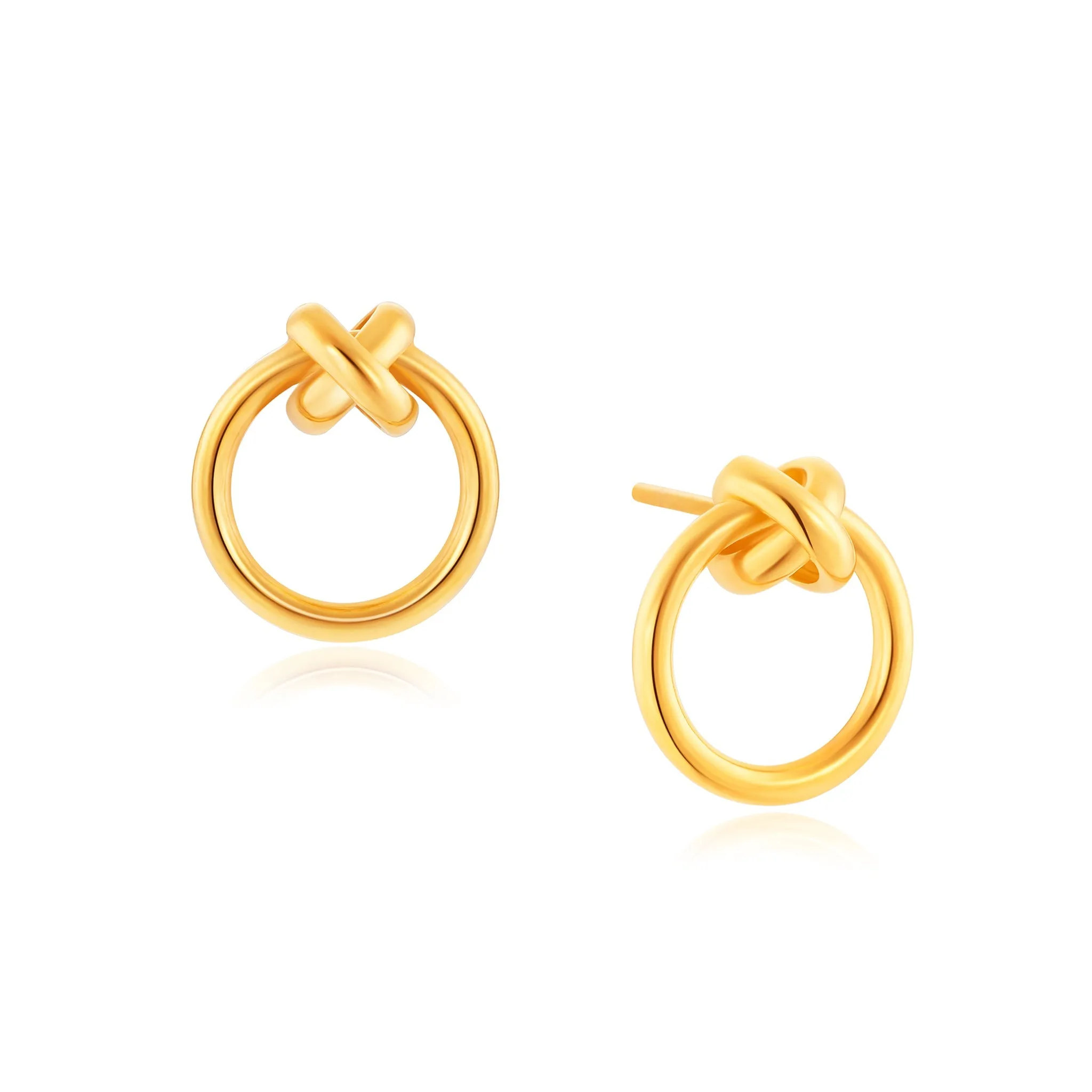 916 Gold Glamour Earrings