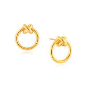916 Gold Glamour Earrings