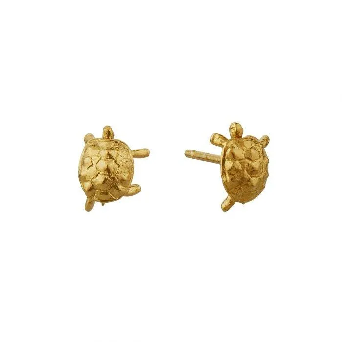 Alex Monroe Racing Tortoise Stud Earrings