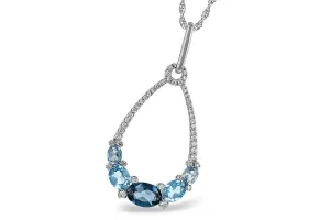 Allison Kaufman Shades of Blue Pendant