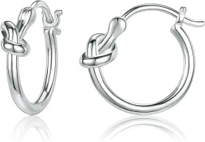 AoedeJ Sterling Silver Hoop Earrings Hypoallergenic Hoop Earrings Set Small Sterling Silver Earrings Hoops Clip On Hoop Earrings for Women Multipack
