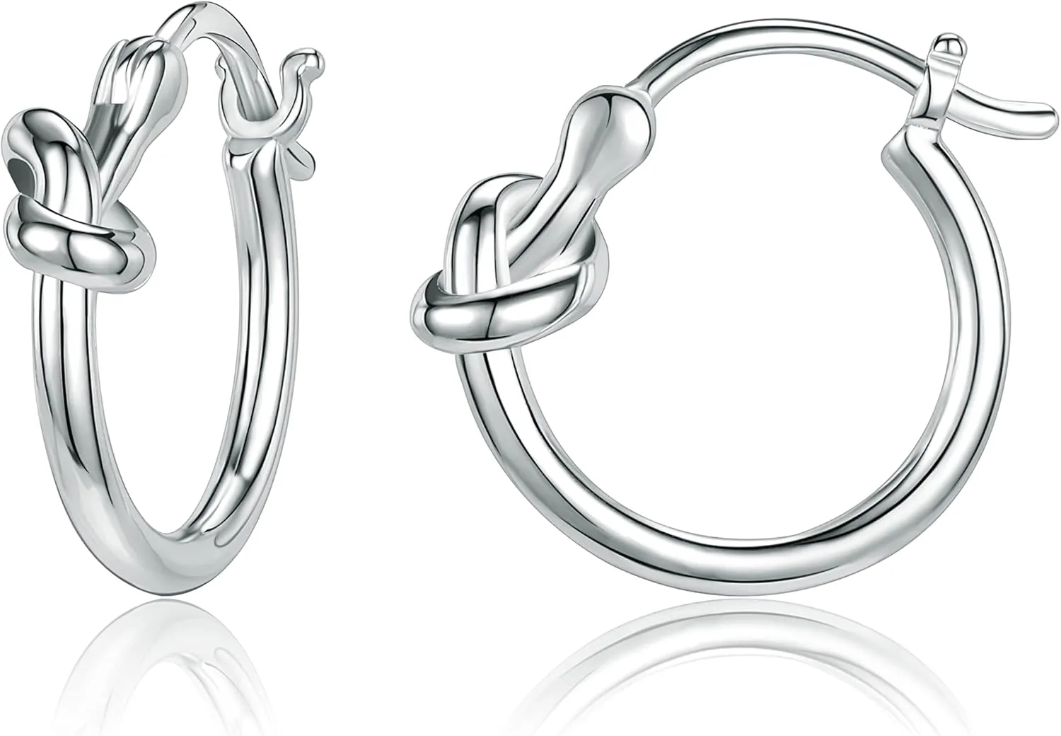 AoedeJ Sterling Silver Hoop Earrings Hypoallergenic Hoop Earrings Set Small Sterling Silver Earrings Hoops Clip On Hoop Earrings for Women Multipack