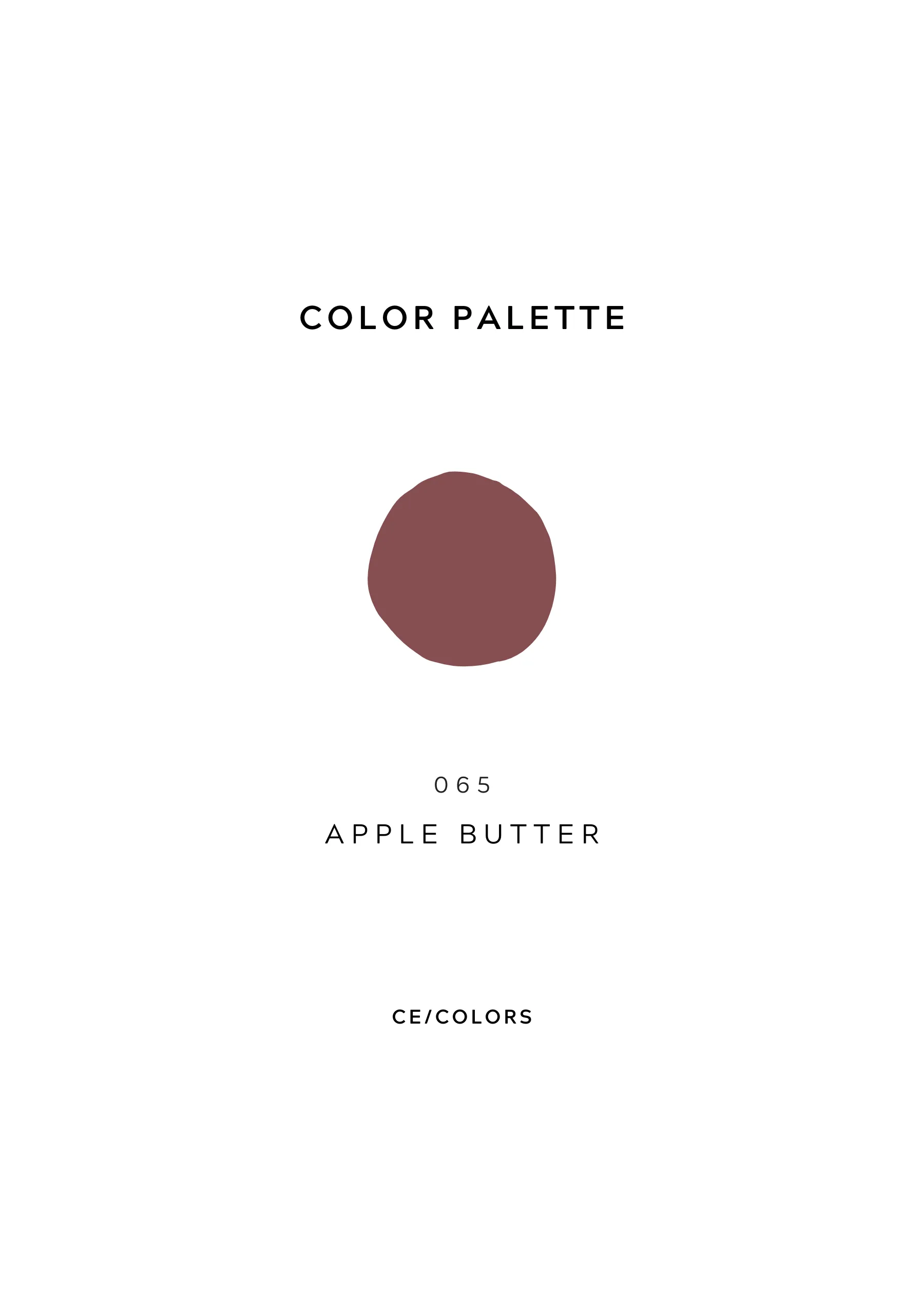 Apple Butter - Circle Mini Solid