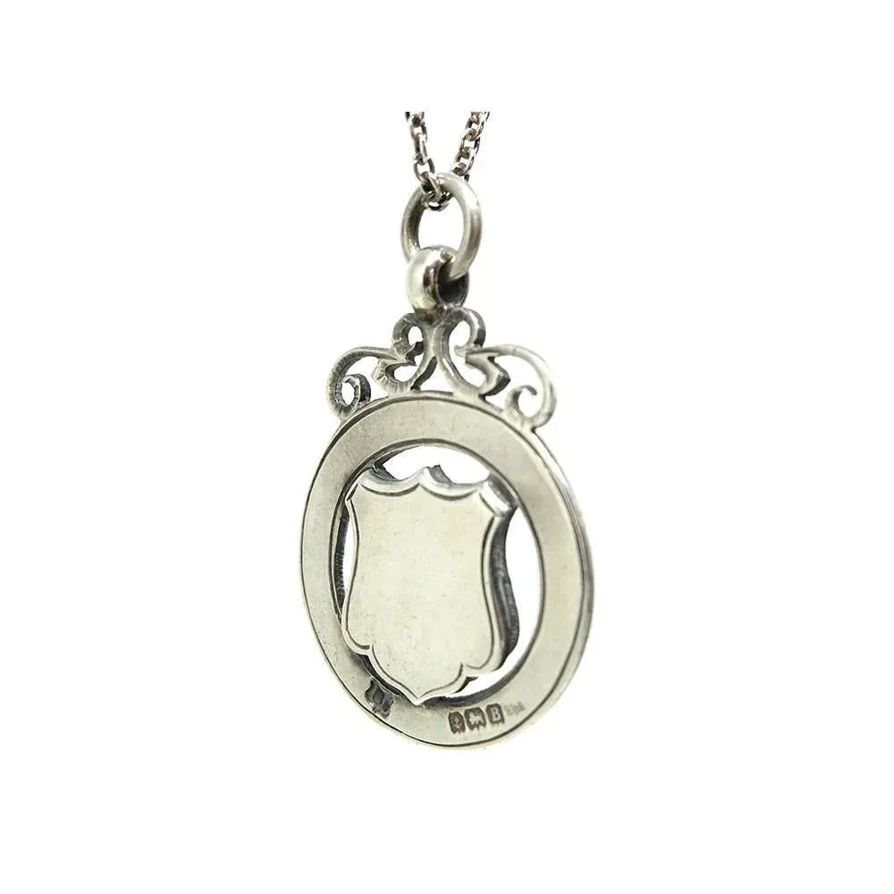 Art Deco 1926 Medallion Pendant Necklace