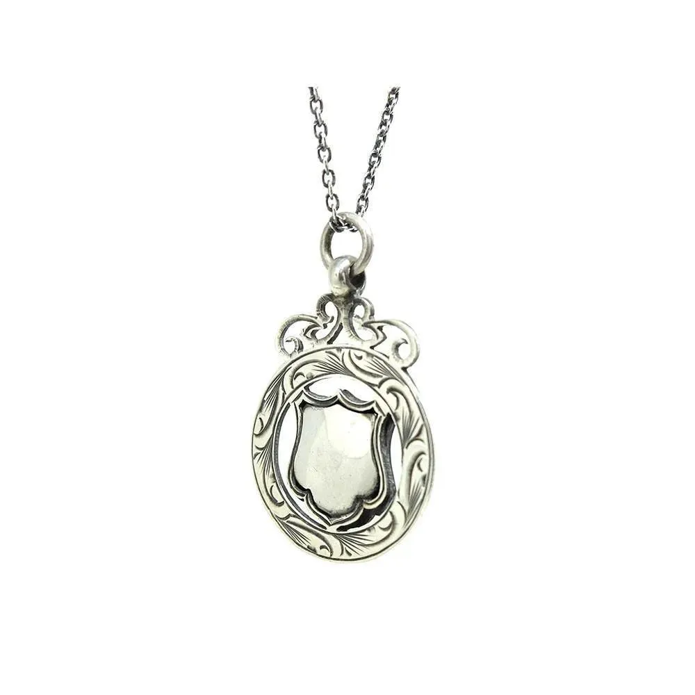 Art Deco 1926 Medallion Pendant Necklace