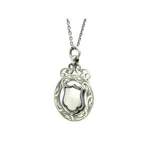 Art Deco 1926 Medallion Pendant Necklace