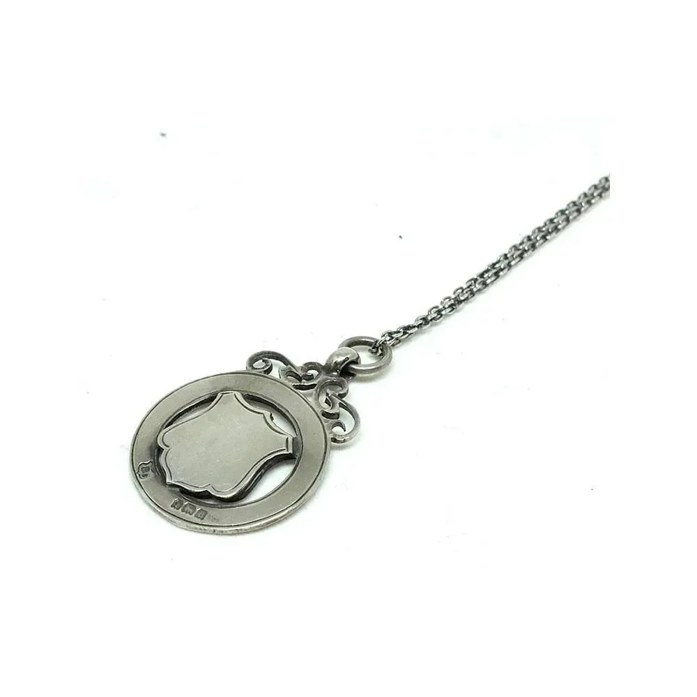 Art Deco 1926 Medallion Pendant Necklace