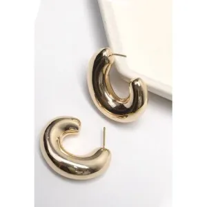 Balloon Puffy Hoop Earrings