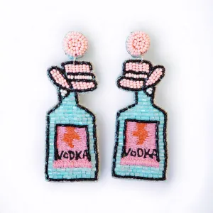 Beaded Vodka Earrings