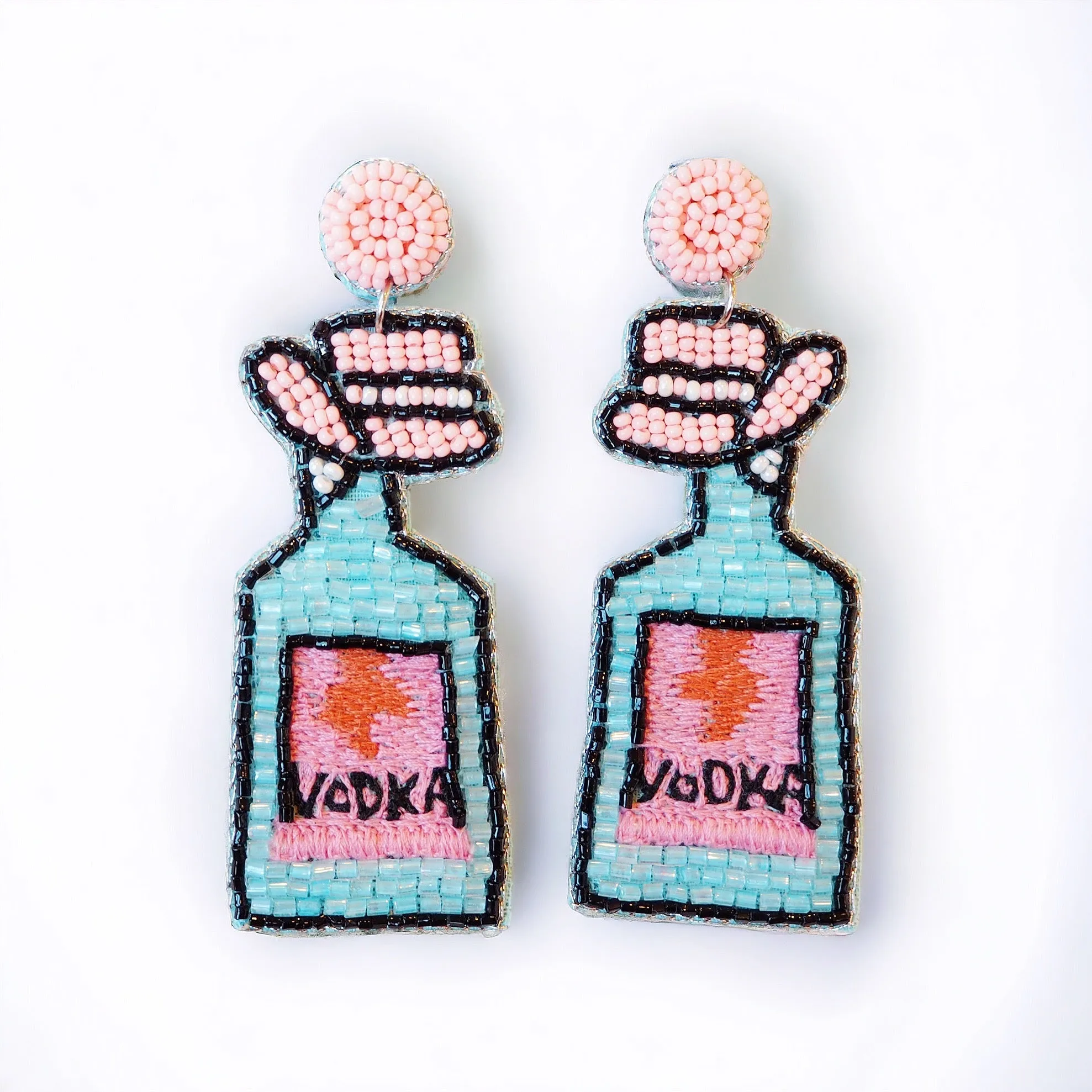 Beaded Vodka Earrings