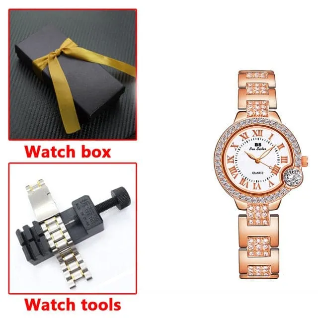 BEE SISTER Women's Fine Fashion Premium Quality Oblong Dial Stainless Steel Watch