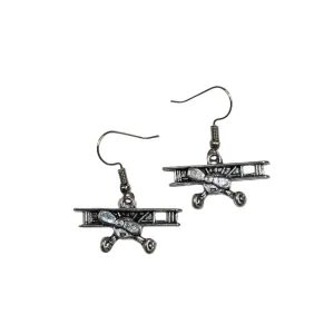 Biplane Dangle Earrings