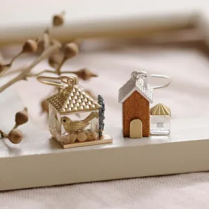 Bird House Earrings
