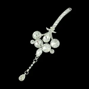 Bridal Forehead Jewelry Bindi with Large Rhinestones