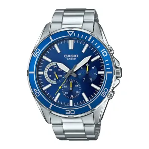 Casio Dive Style Stainless Steel Men's WatchCasio Dive Style Stainless Steel Men's Watch