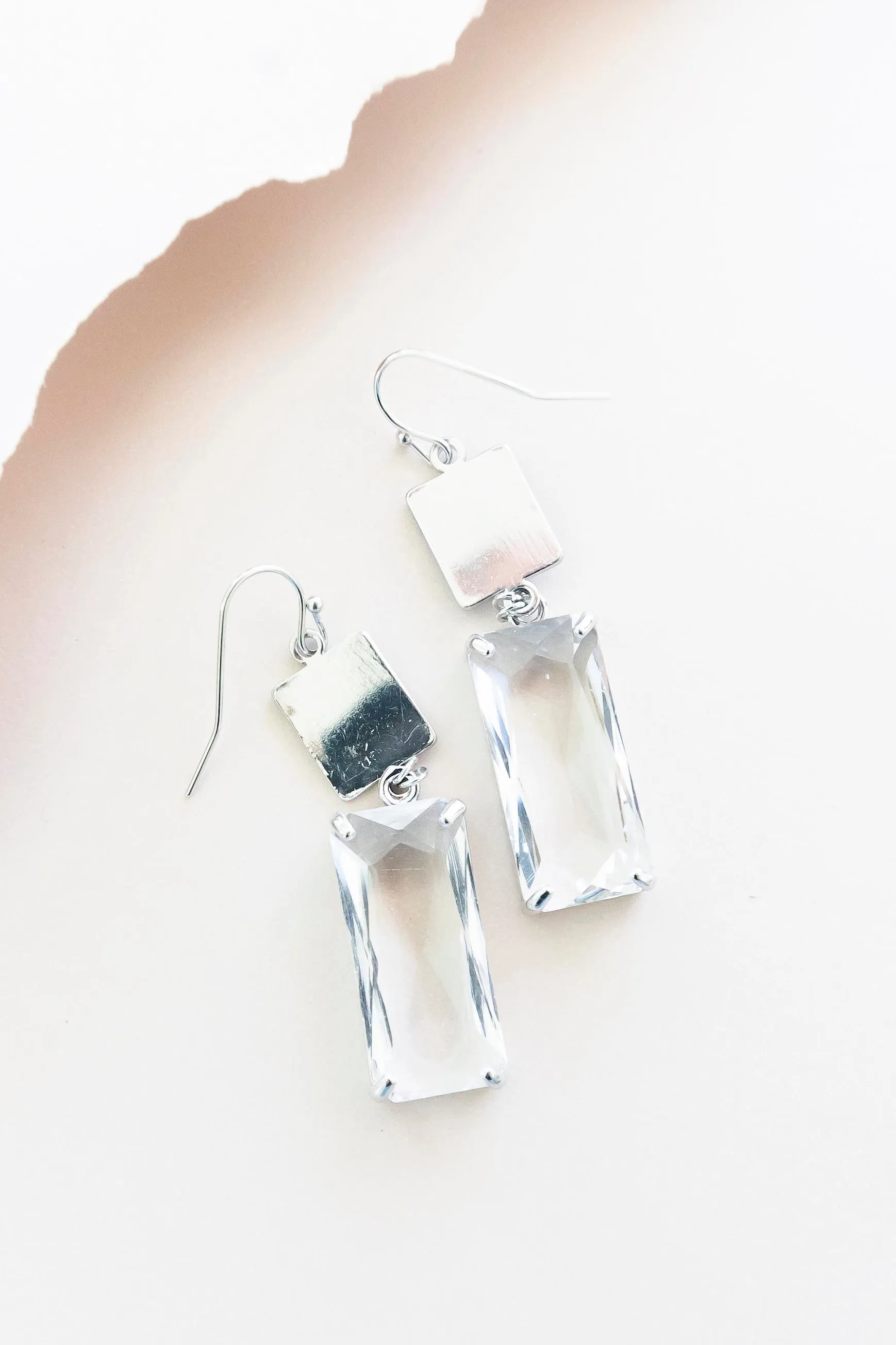 Charlize Earrings - Clear