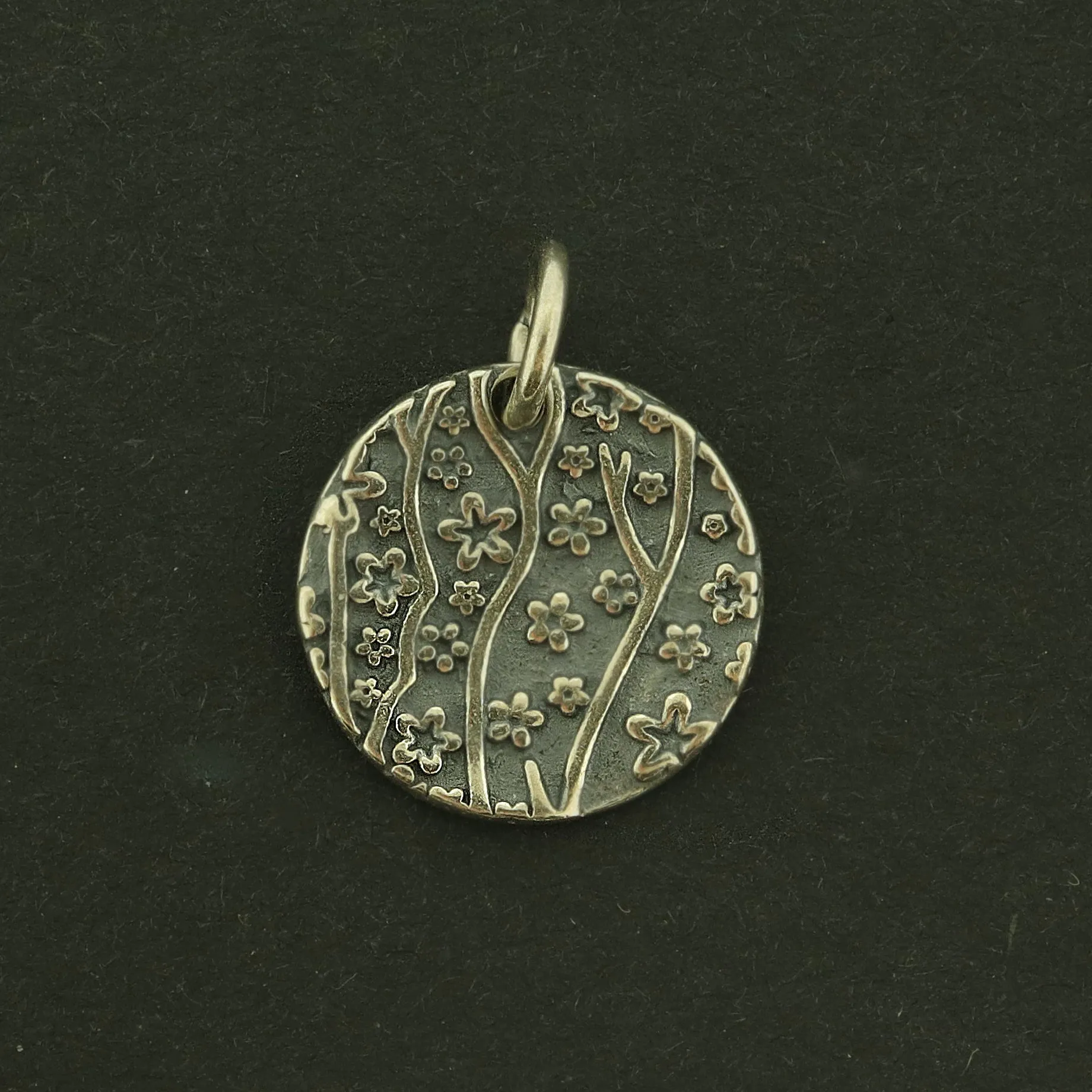 Cherry Blossom Sterling Silver Charm - ST272