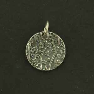 Cherry Blossom Sterling Silver Charm - ST272