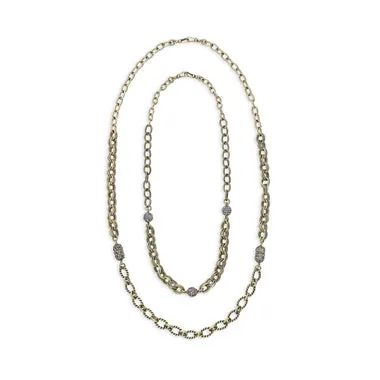 Chloe Isabel Trésors Chain  Pavé Necklace Set