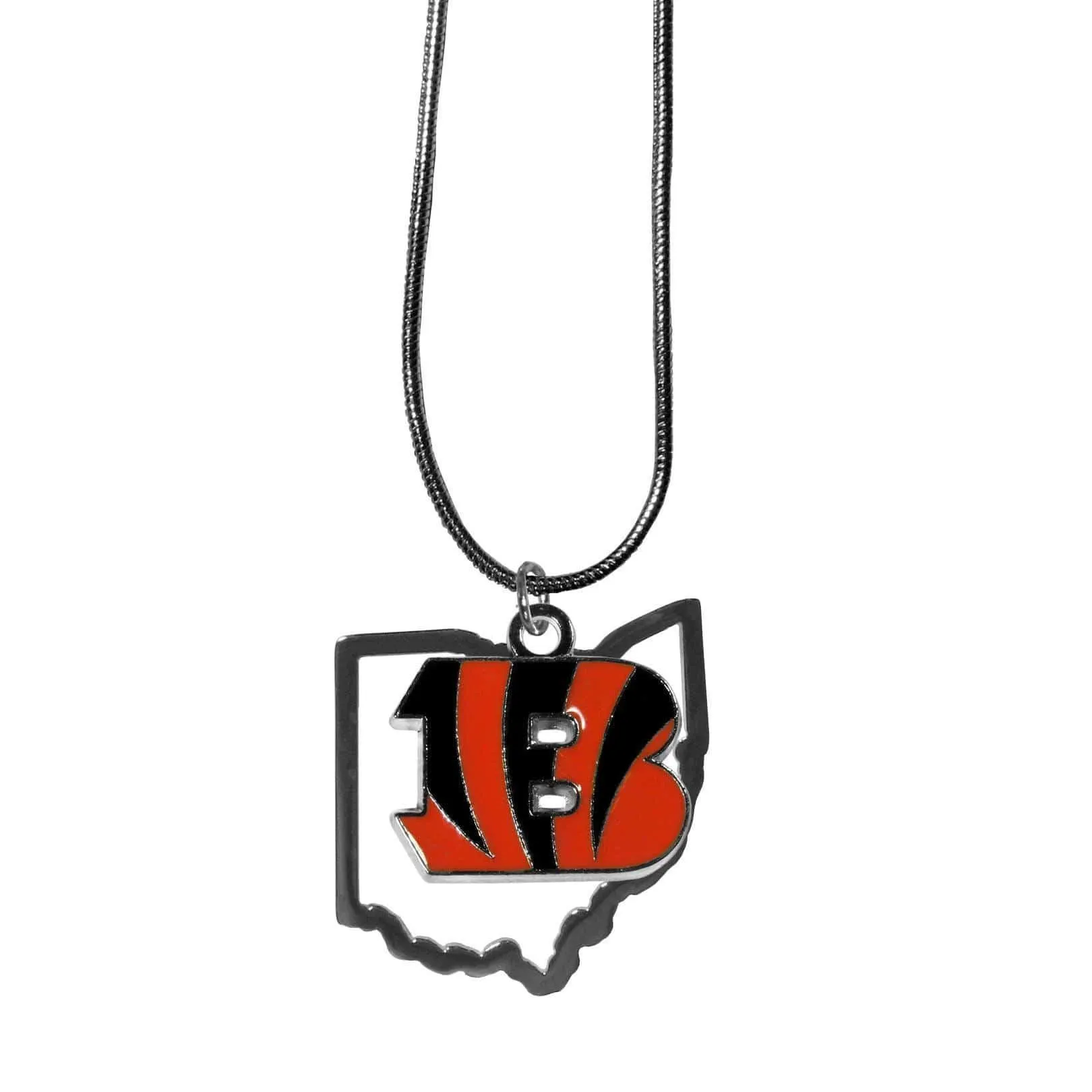 Cincinnati Bengals State Charm Necklace