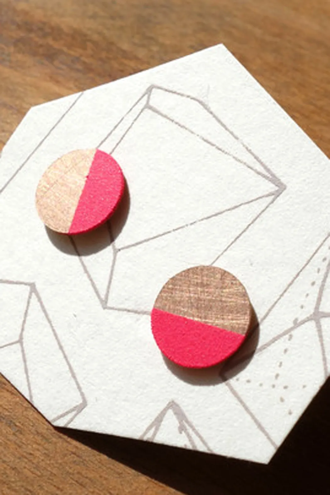 Circle Stud Earrings