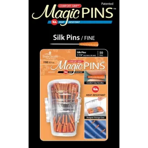 Comfort Grip Fine Silk Magic Pins