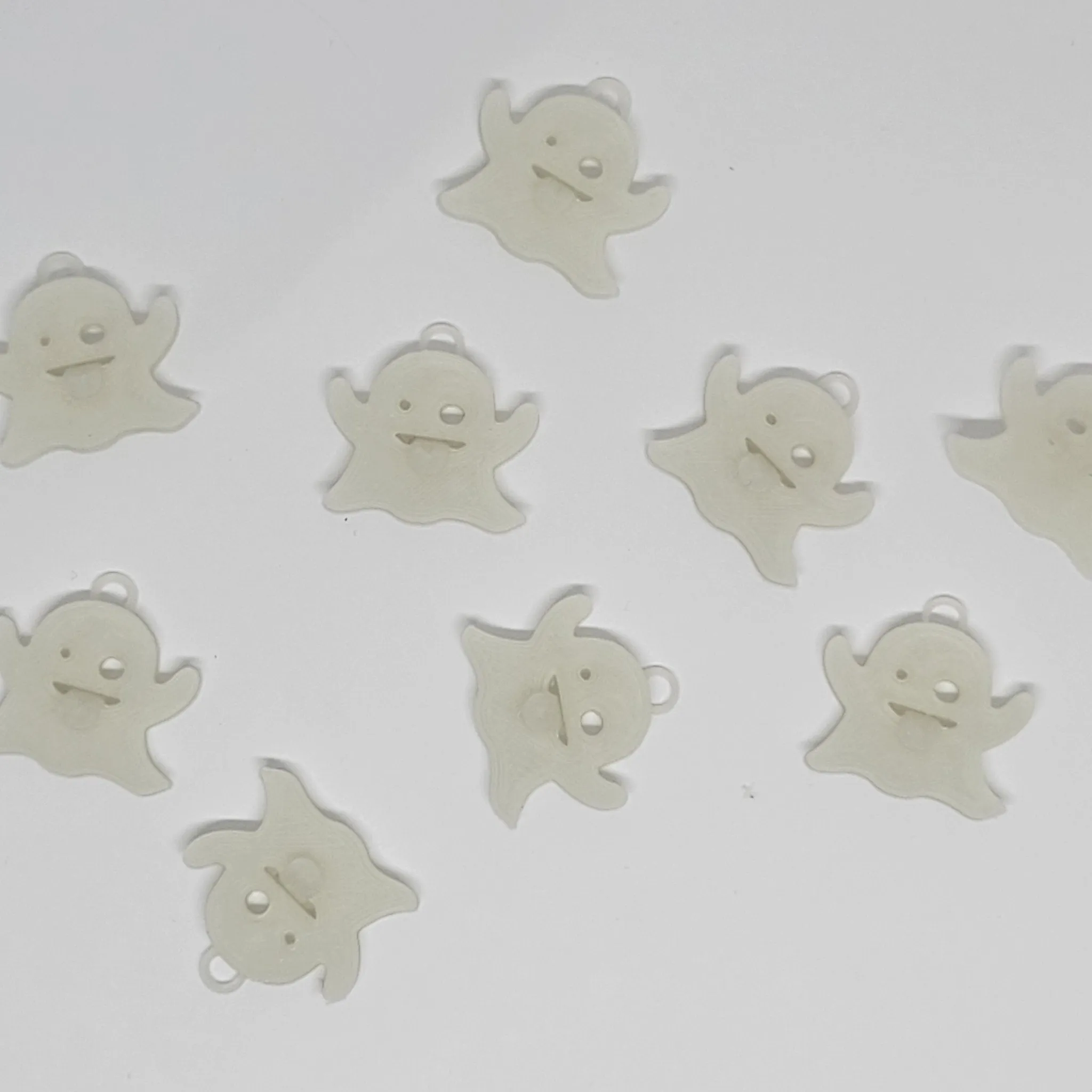 Crazy Ghost Pendeant  | kandi beads | 10 pcs