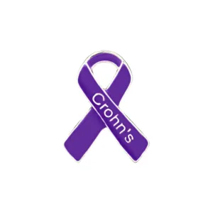 Crohn's Disease Awareness Ribbon Pins