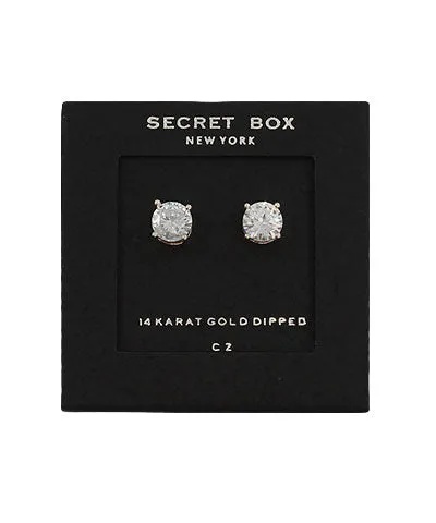 CZ Circle Studs