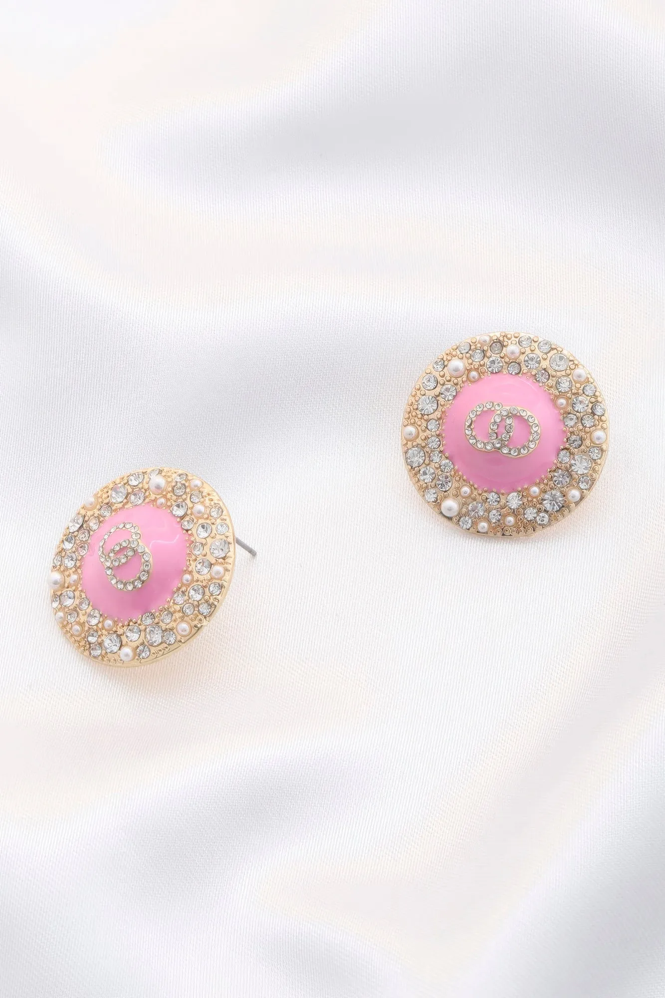 Double Circle Round Earrings