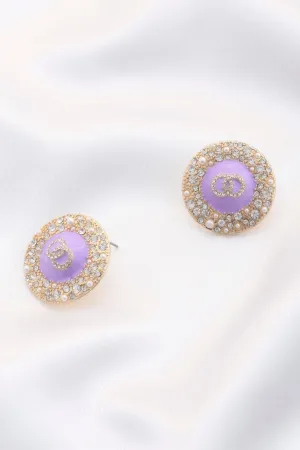 Double Circle Round Earrings