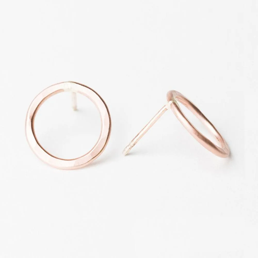 E109 - Medium Circle Post Earring