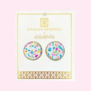 Earrings - Confetti Studs