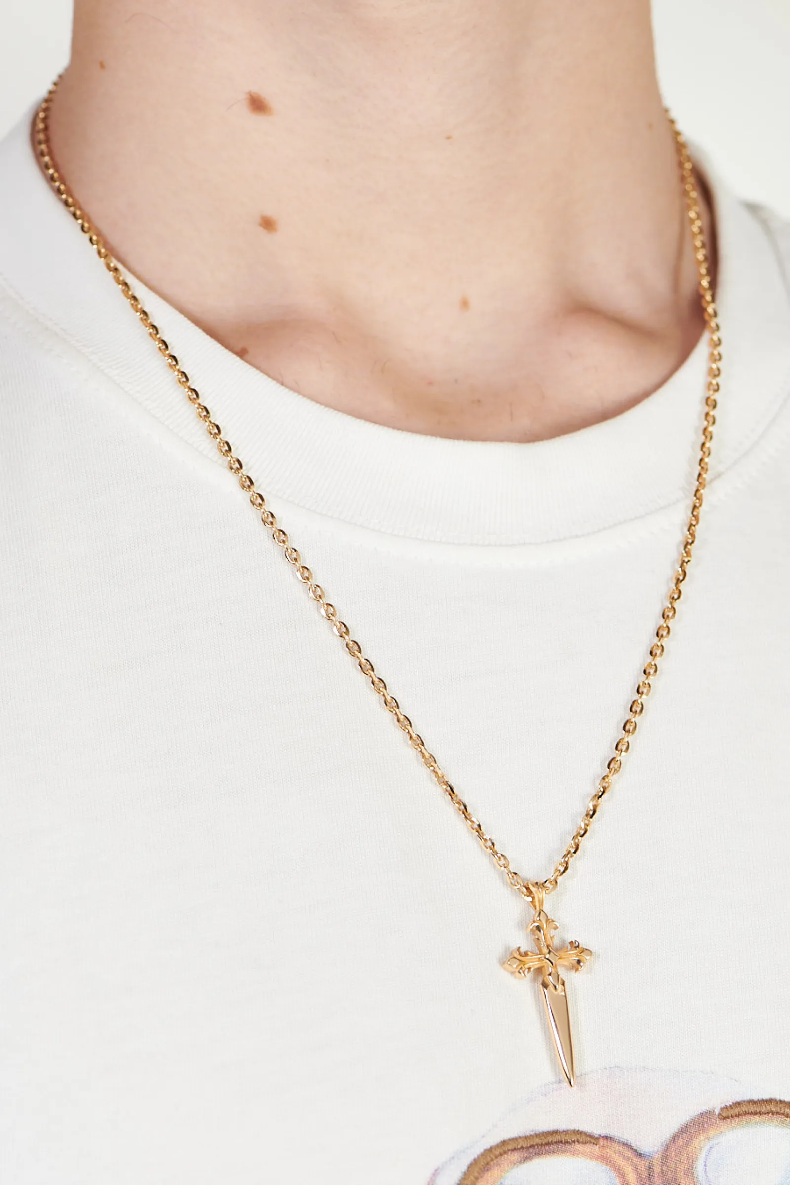 Emanuele Bicocchi Dagger Cross Necklace - Gold