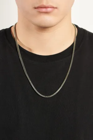 Emanuele Bicocchi Square Chain Necklace - Silver