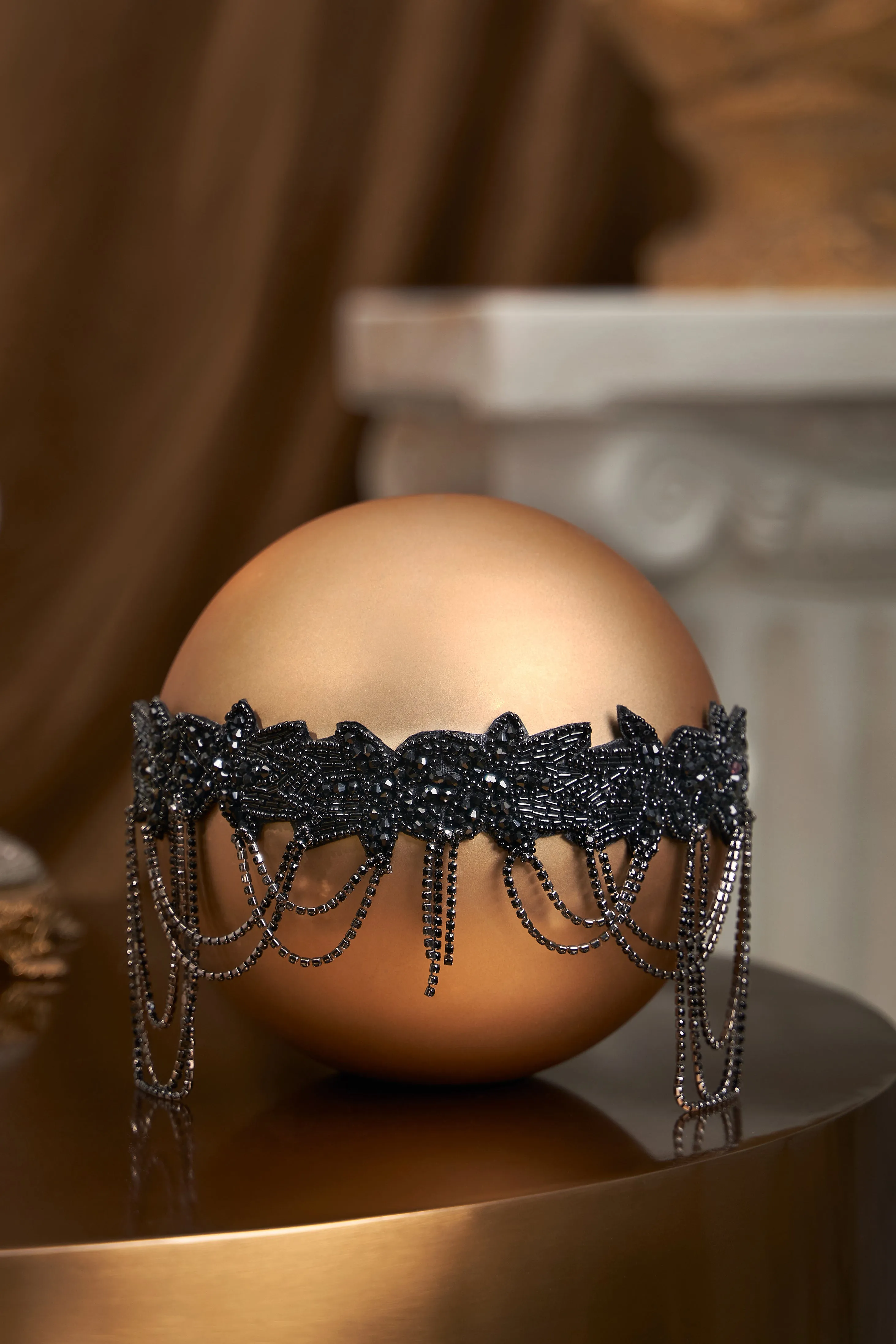 Embellished Rhinestone Chain Headband