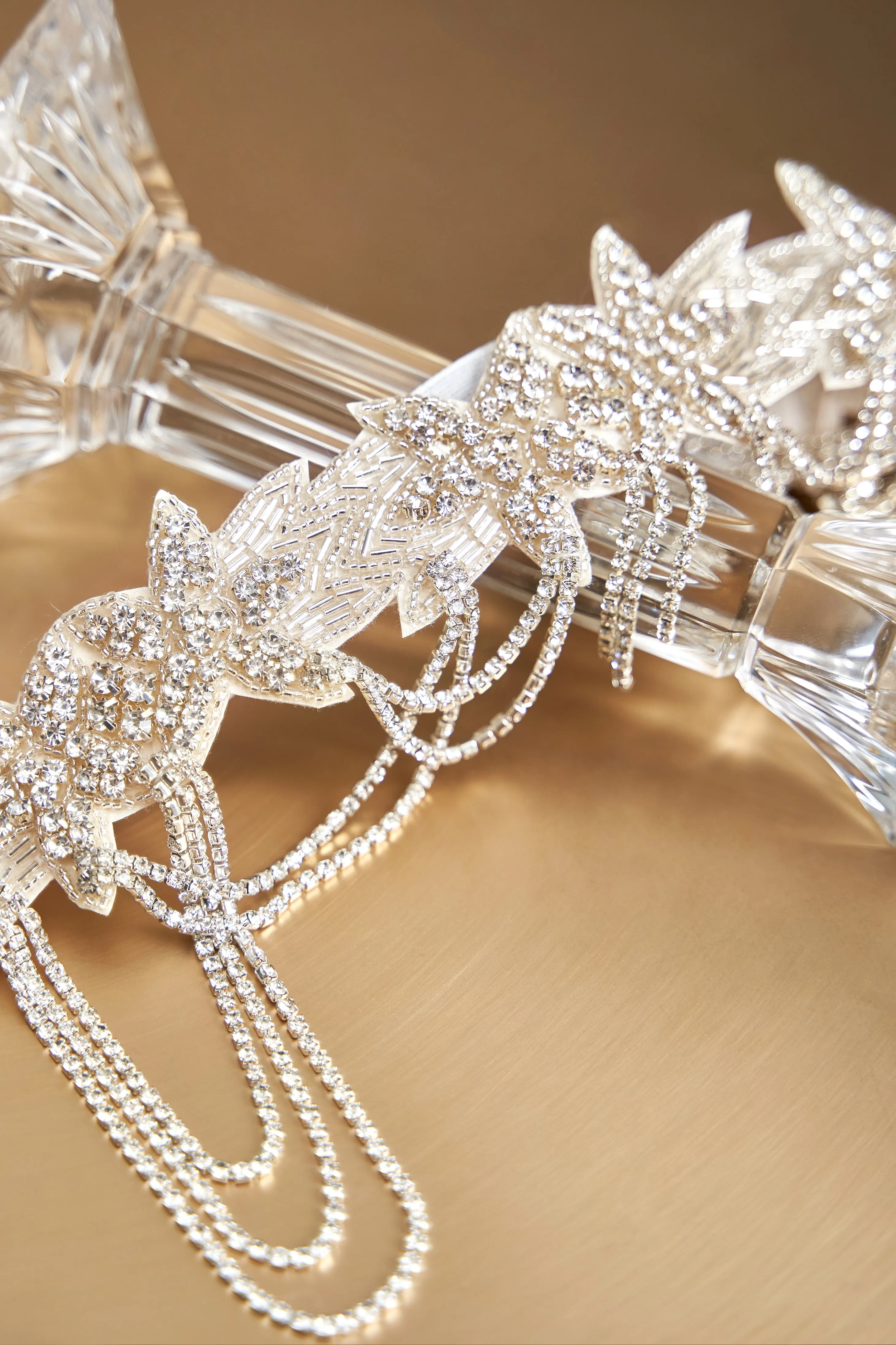 Embellished Rhinestone Chain Headband