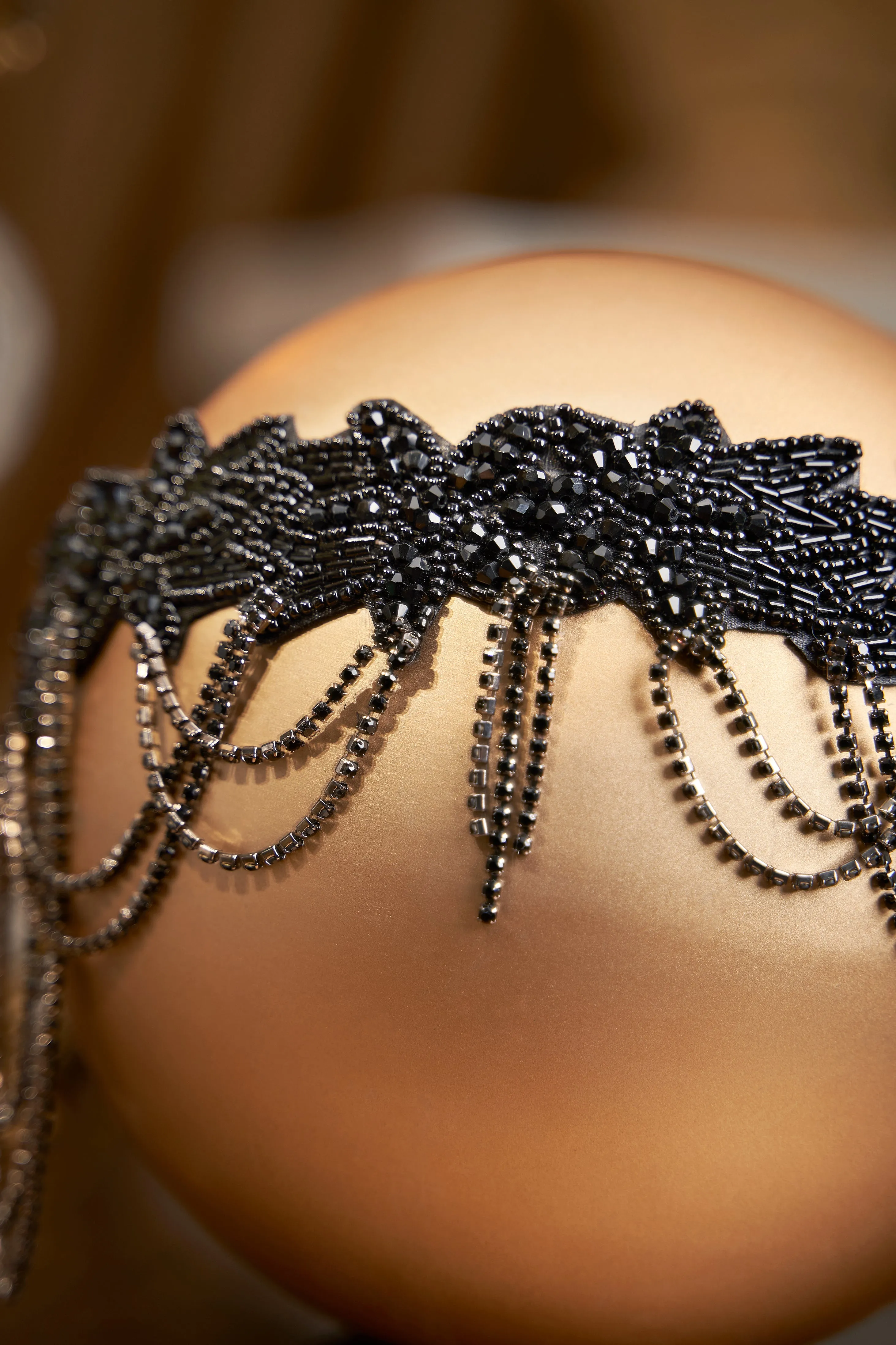 Embellished Rhinestone Chain Headband