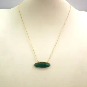Emerald Rectangular Single Pendant