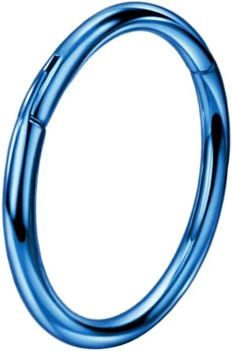 FANSING G23 Titanium Hinged Piercing Rings Hoop