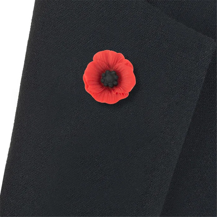 Flowering Poppy Pin